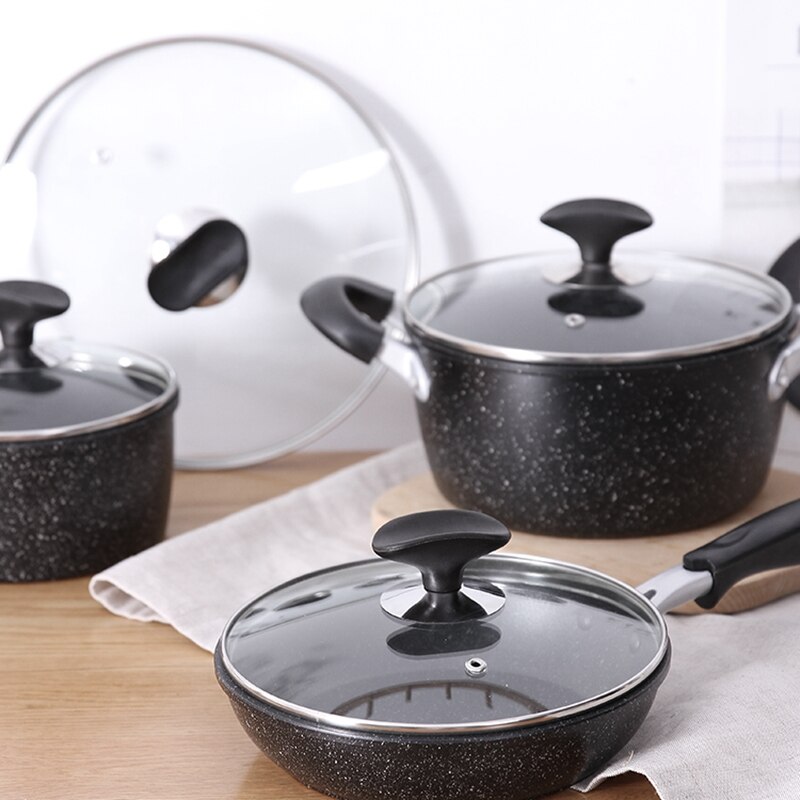 14-30CM Kookgerei Cover Voor De Pan Gehard Glazen Deksel Voor Steelpan Koekenpan Wok Deksel Met Knop kookpot Deksel Kookgerei Onderdelen