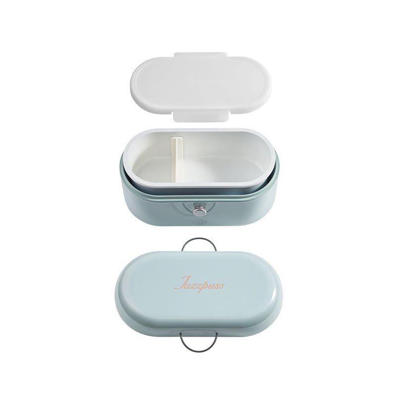 220V Electric Lunch Box Portable Water-free Heating Box Rice Cooker Food Warmer Heated Container Constant Temperature Heating