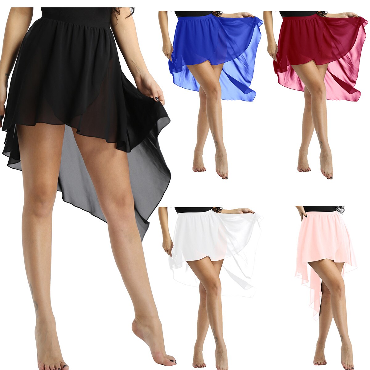 Women Girls Dress For Dancing Latin Dance Dress Ballet Tutu Skirt Dancer Costume Contemporary Lyrical Praise Dance Dress