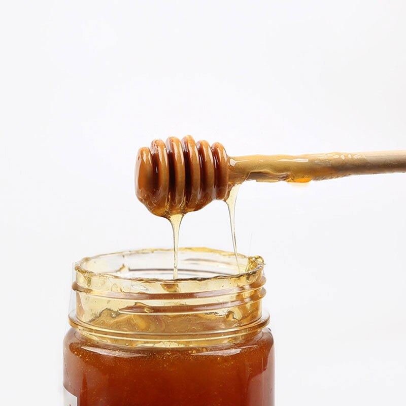 Honing Roer Ba Mini Houten Honing Stick Supply Voor Honing Koffie Melk Thee Pot Lange Handvat Mixing Stick keuken Lepel
