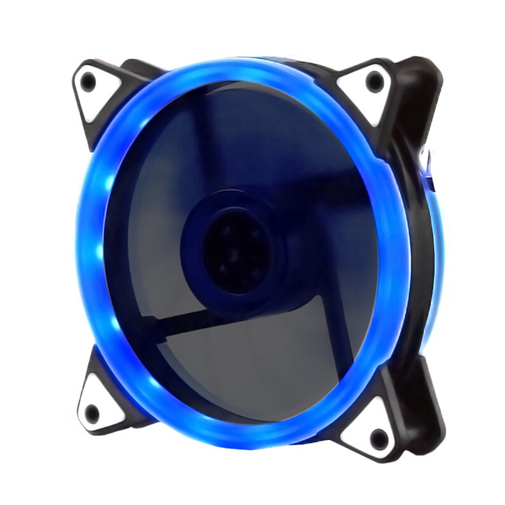 120mm PC Computer Case Fan Cooling Cooler 6PIN Adjustable RGB Led 12cm Mute Ventilador 5V DC ARGB Fans Adjust Speed Aura Sync: Blue