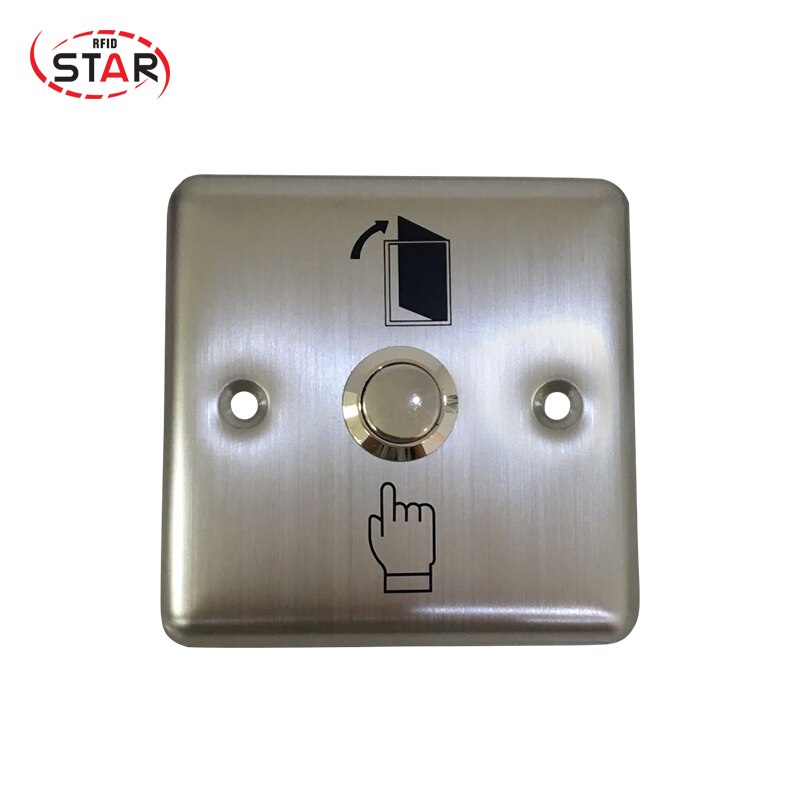 5pcs/lot access control metal button opening Exit Push button door push switch use in door access control system
