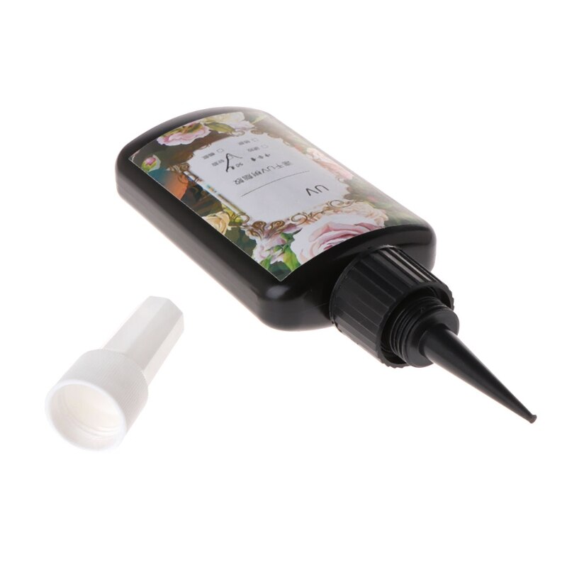 UV Resin Epoxy DIY Jewelry Making Transparent Soft Quick Solidify Crafts 50ml