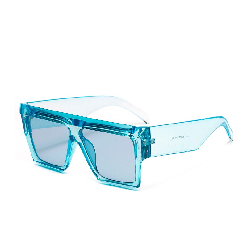 LJCZKA Randloze Wrap-Around Zonnebril Voor Dames Heren, Extra Grote Futuristische Zonnebril Y2k Mode Oogglas Trendy Tinten UV400-bescherming, Eén Maat