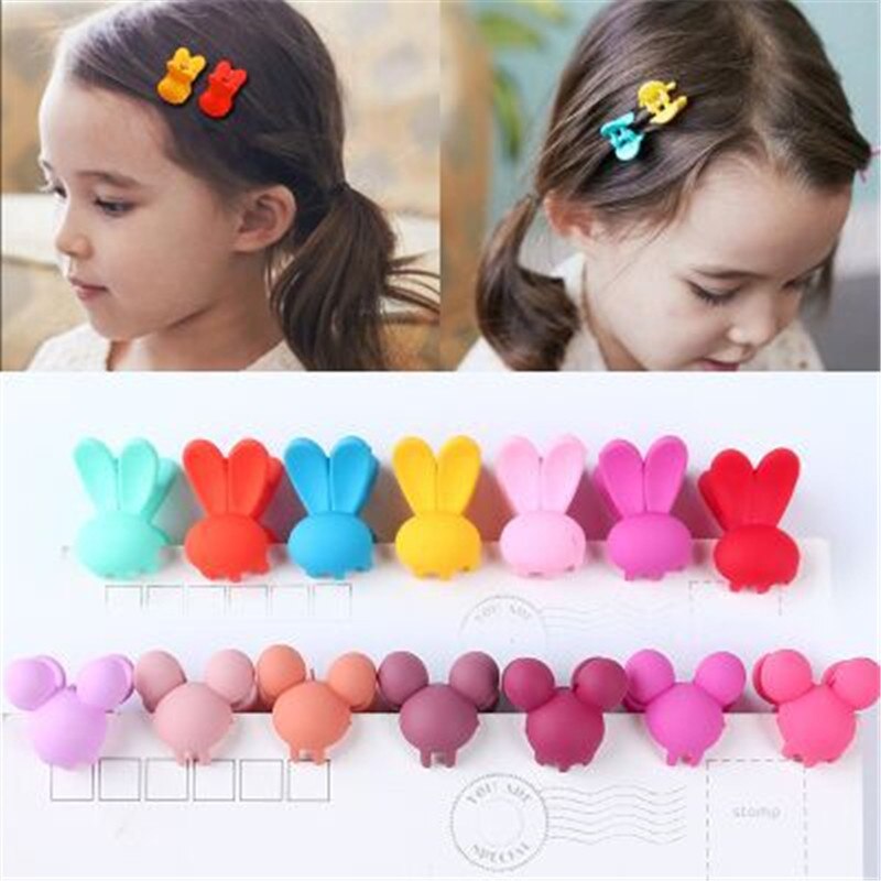 20 PCS/Set Korean Hair Claws Hair Accessories Girls Hairpin Small Flowers Hair Clips Bangs for Children Random Colors