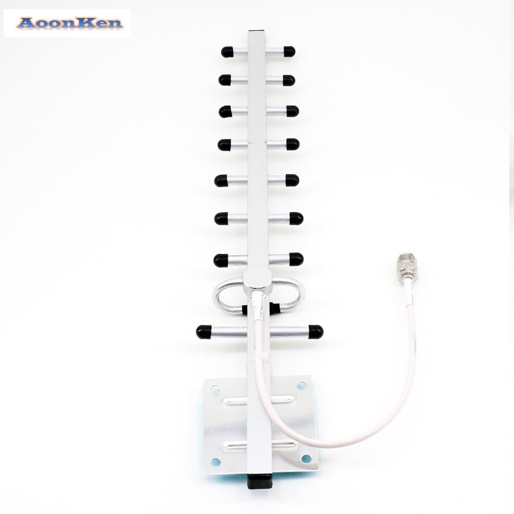 3G 4G External yagi Antenna 1710-2170 DCS 2G 1800Mhz 2100MHz outdoor Antenna 13dBi for GSM DCS WCDMA Cell Phone Signal Repeater