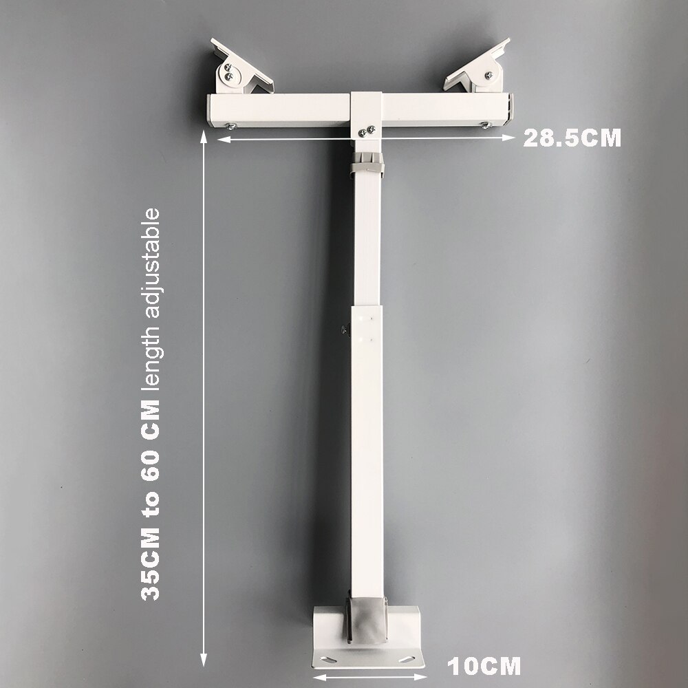 CCTV Telescopic Bracket Extension 30-60cm Adjustable Double Camera Lifting Support Flexible T-shaped Vertical Pole Ceiling Mount
