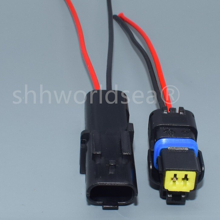 Shhworldsea 1 stücke 1,5mm 2Stift Weiblich männlich Wasser Temperatur Sensor Stecker Drehen Licht FO Lampe Stecker Für Renault Peugeot citroen