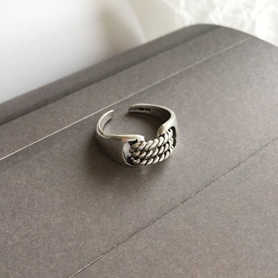 HZ Hip Pop Vintage Silber Metall Punk Kette Kreuz Offene Ringe Gürtel Schnalle Finger Ringe für Frauen männer Party schmuck