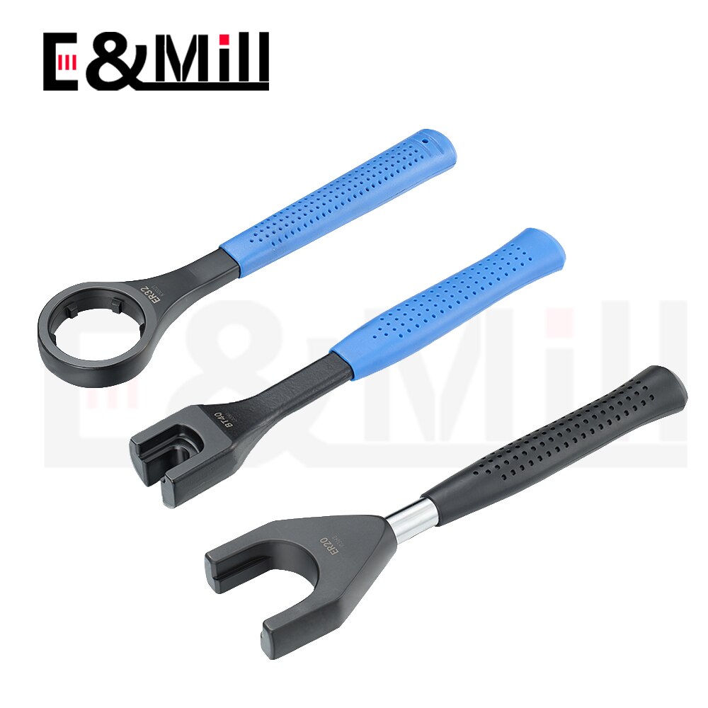 Llave de alto grado Industrial BT30, BT40, BT50, portaherramientas de extracción de clavos, llave de tuerca CNC, ER16, ER20, ER25, ER32, ER40