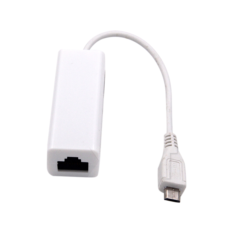 1 stücke Mikro USB 2,0 5 Stift zu Ethernet 10/100 M RJ45 Netzwerk Lan kabel Adapter Karte Mikro usb zu lan karte Stecker Für Tablette: Ursprünglich Titel
