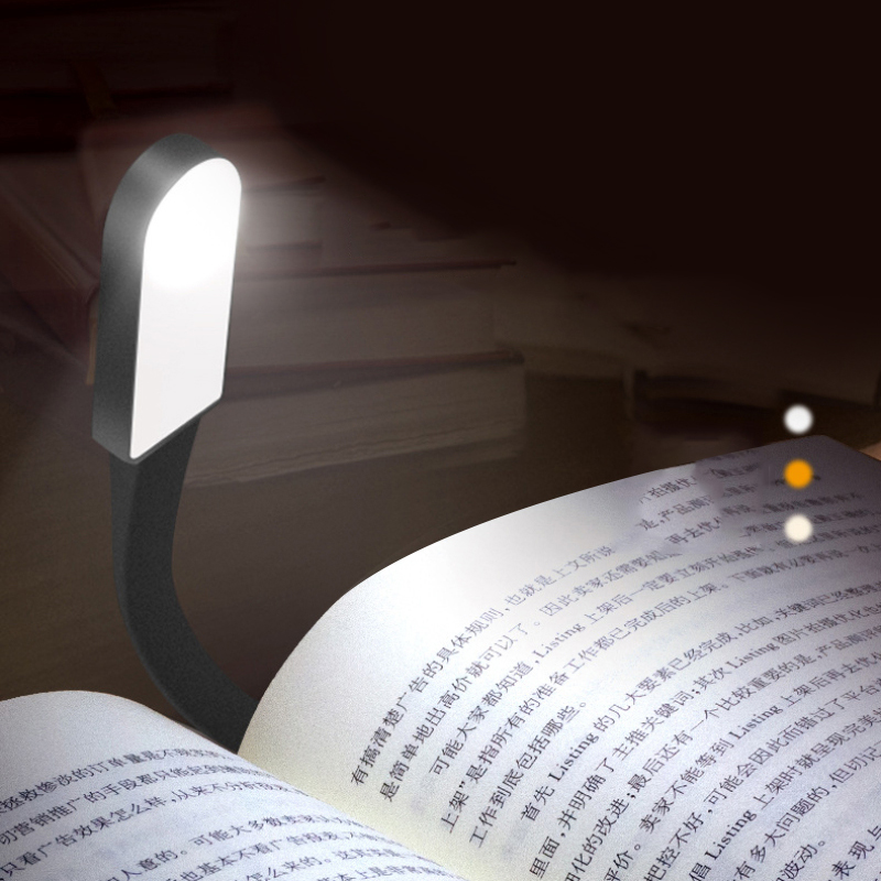 3 Niveau Dimmen Touch Led Boek Clip Licht Boek Lamp Mini Led Licht Leeslamp Boek Licht Usb Led lamp Te Lezen Boek
