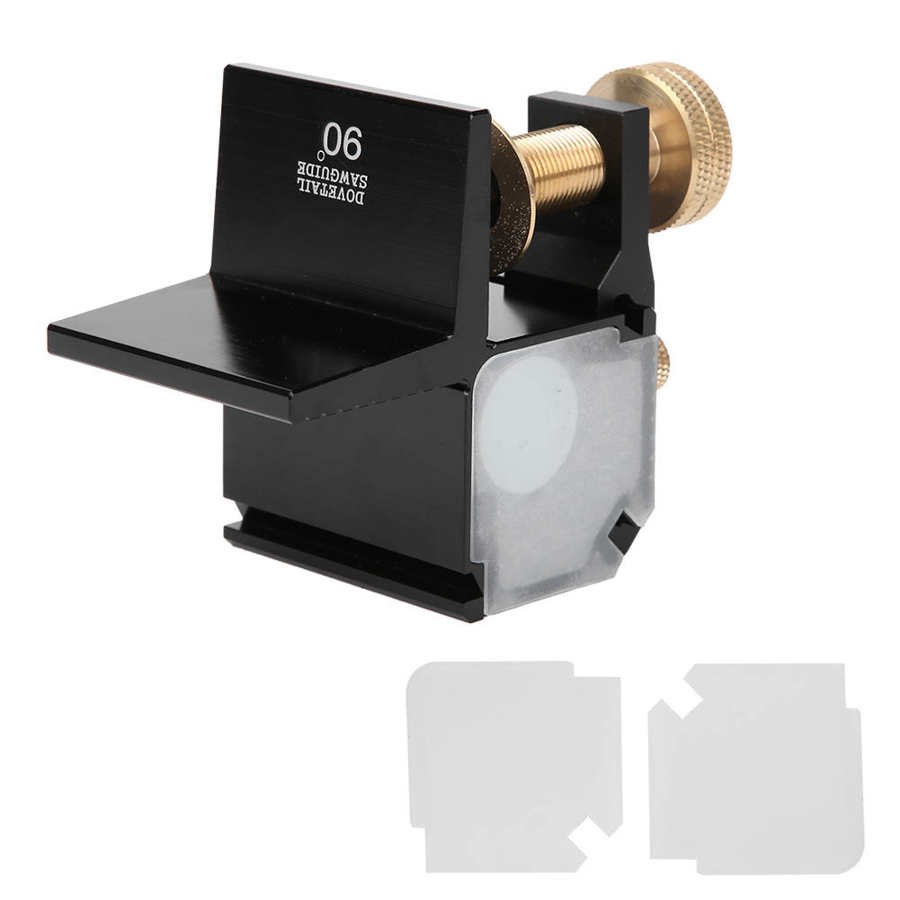Upgraded Dovetail Jig Marker Wood Joints Gauge Magnetic Hand Cut Saw Guide Wood Plate Clamping Range Aluminium Alloy: 90 degree