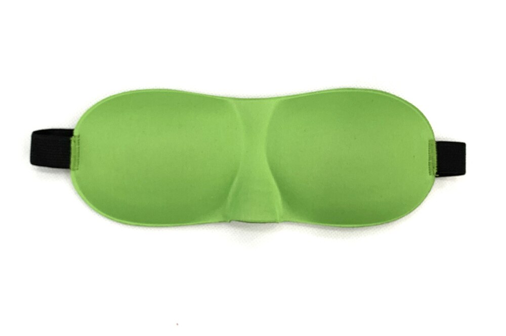 Oogmasker Slapen 3D Voor Slaap Oog Cover Shade Soft Travel Rest Eye Patch Band Blinddoeken Upgrade Voor Vrouwen Man: Green