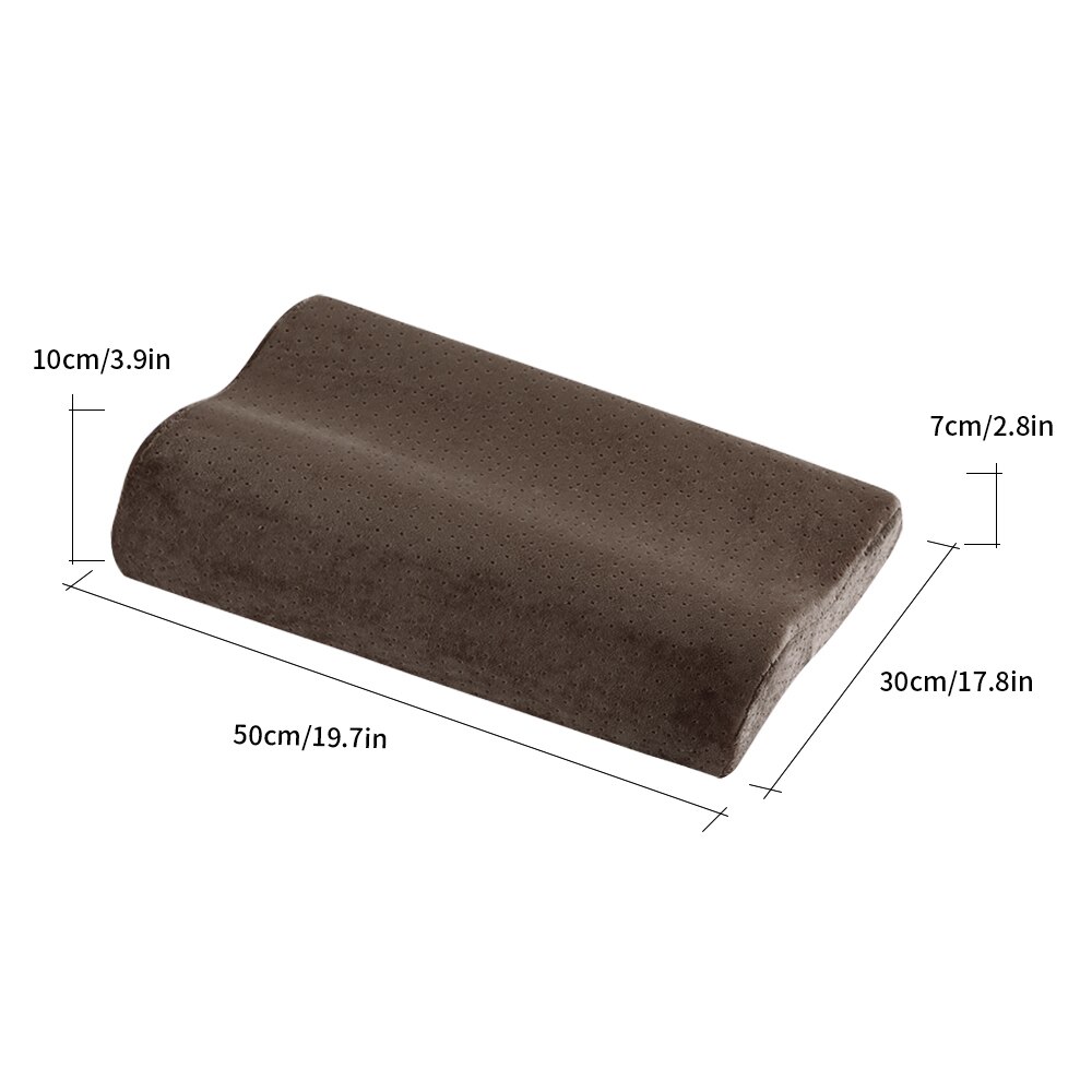 U-shape Memory Pillow Latex Neckrest Pillow Foam Orthopedic Pillow Fiber Slow Rebound Soft Pillow Massager Cervical Health: C