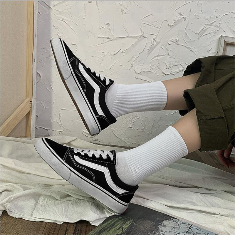 Herre bomuldsstrømper stilarter par sorte sokker åndbar efterår vinter til mandlige bomuld ensfarvet sok