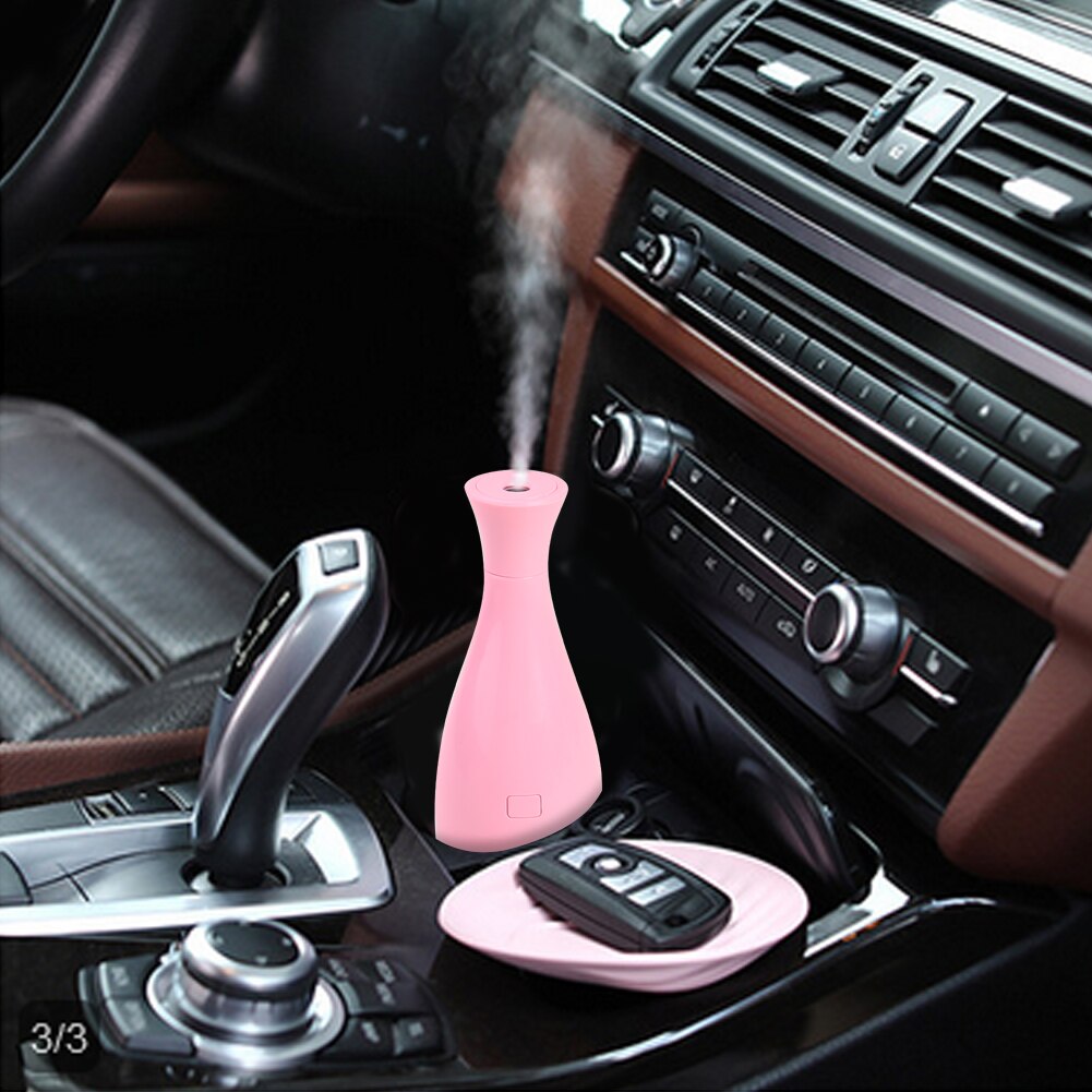 70ml Mini Air Humidifier Bowling Ball Shape Car Home Office Cool Mist Maker for Outdoor Personal Car Parts Decoration