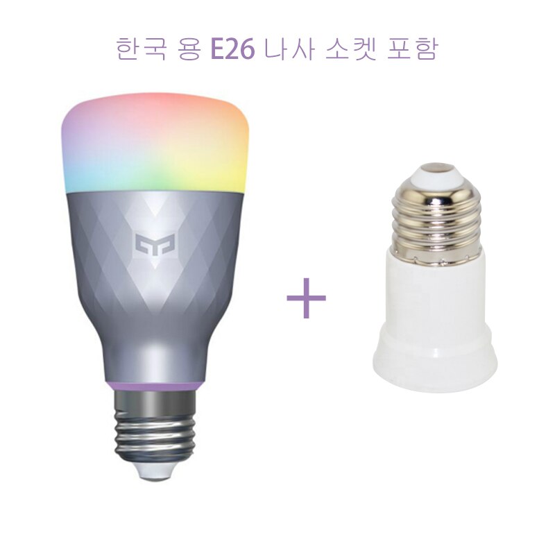 Yeelight 1SE Smart Led Lamp E27 6W Rgb Ac Draadloze Voice Control Kleurrijke Licht 650lm 100-240V ondersteuning Google Home Led Lamp