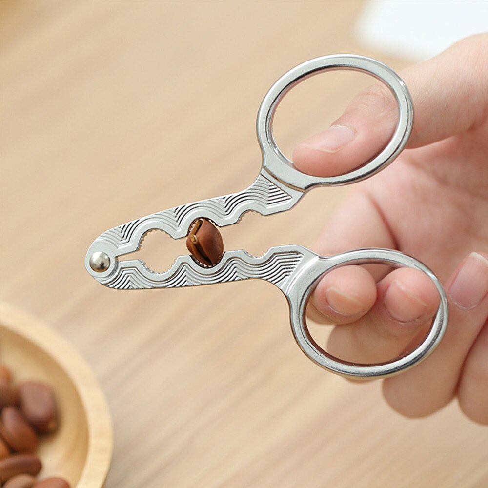 Melon Seed Plier Scissor Nut Cracker Kitchen Tools Stainless Steel Nutcracker Multi-Function Walnut Pine Sheller Opener