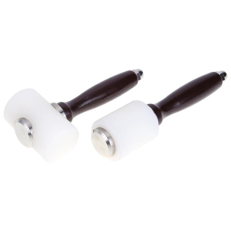 Leer snijhamer diy knutsel koeienhuid pons nylon hamer gereedschap