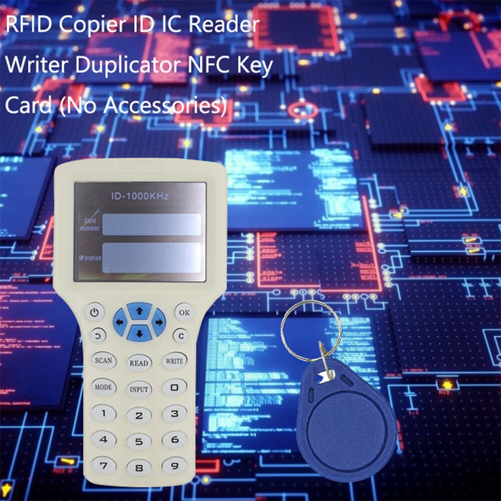 RFID NFC IC ID Reader Frequency RFID Access Control Card Duplicator Cloner NFC Encryption Card Writer Smart Key Copier