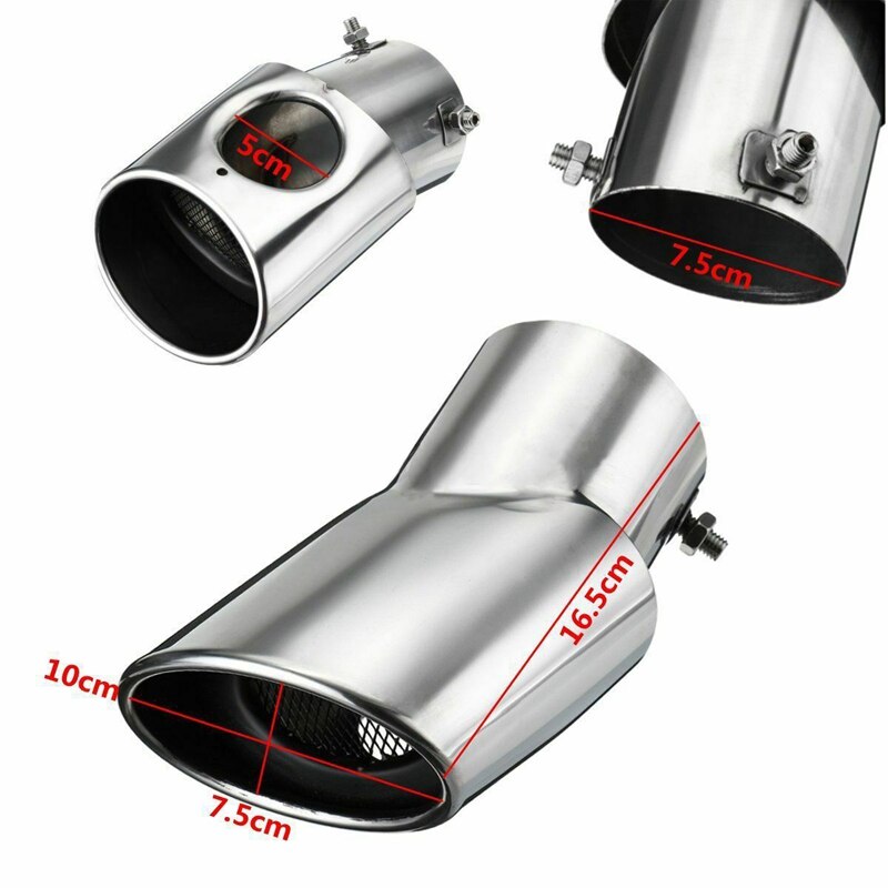 1 Pair Stainless Steel Exhaust Muffler Tail Pipe for Land Range Rover Sport 02-10