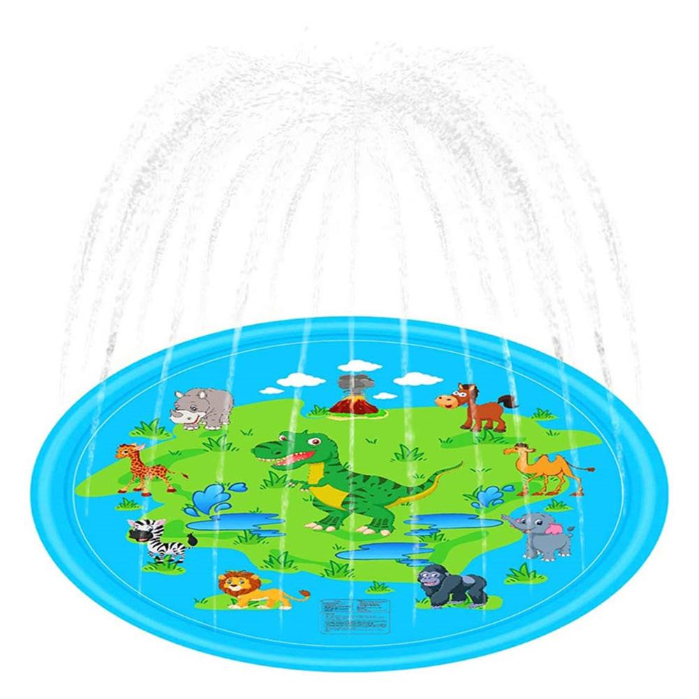 Di proprietà dei capretti Esterna Del Prato Inglese Spiaggia del cavalla Animale Gonfiabile Acqua Nebulizzata Bambini spruzzatore Gioco pad Zerbino Giochi D'acqua Spiaggia Zerbino Cuscino giocattoli