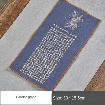 Serviette à thé en daim Zen, nappe de Table à thé, tisane en argile de Yixing absorbante de , tapis à thé Kung Fu: Tea towel19