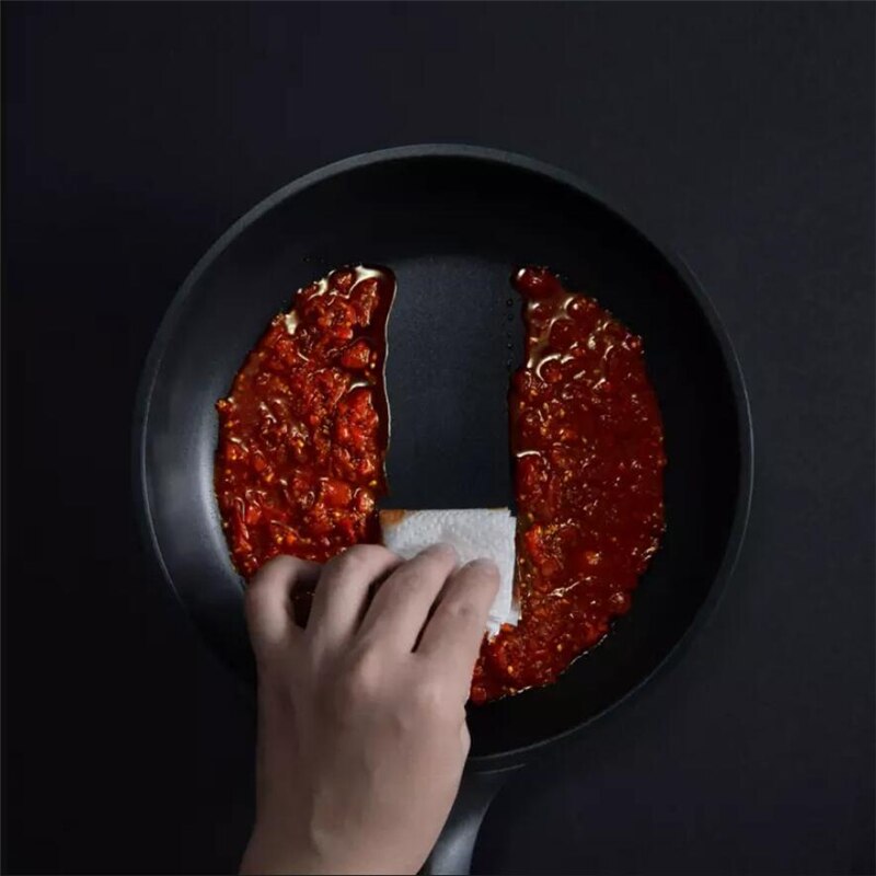 Xiaomi Huohou NonStick Super Platinum Frying Pan Wok Stockpot Milk Pan Durable Easy to Clean High Temperature Reminder Kitchen
