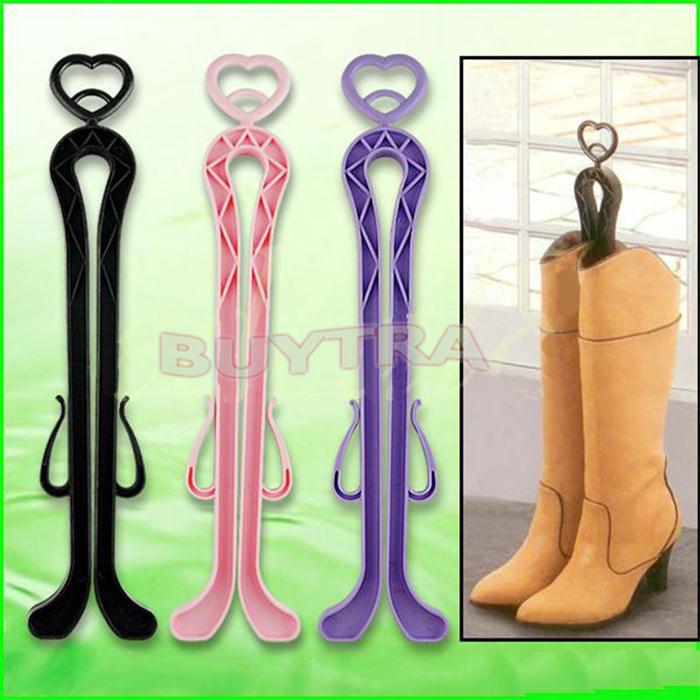 Bottes longues en plastique 35cm, civière façonneuse arbres support arbre support support organisateur cintre de rangement accessoires