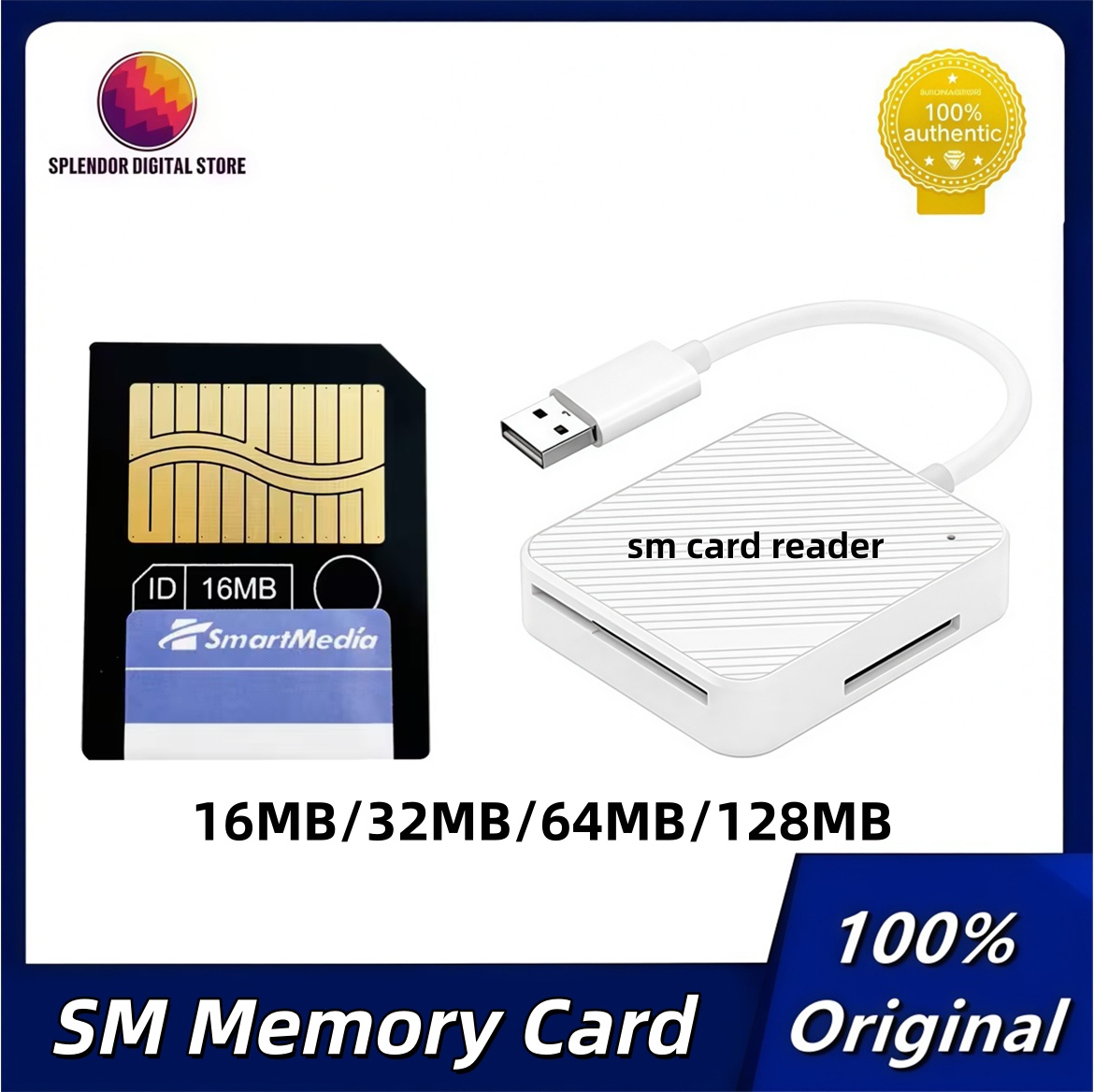 SM Card 16mb-128mb SM Card SmartMedia Card With SM Card Reader For Old Digital Camera