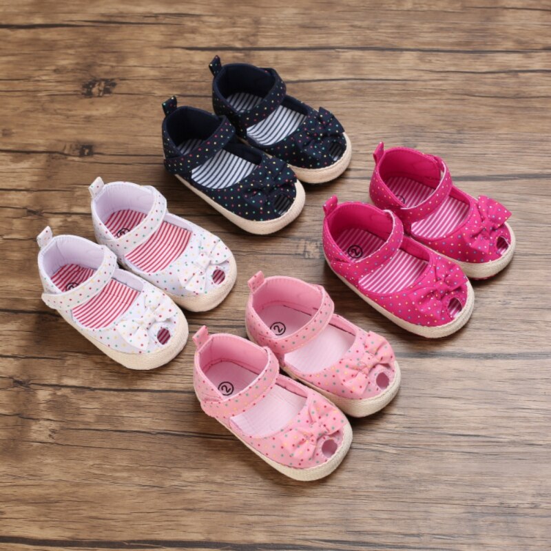 Sommer Baby Mädchen Nette Weiche Sohle Prinzessin Schuhe Bogen Knoten Tuch Sandalen Kleinkind Rutschfeste Instagramable Erste Wanderer 0-18M