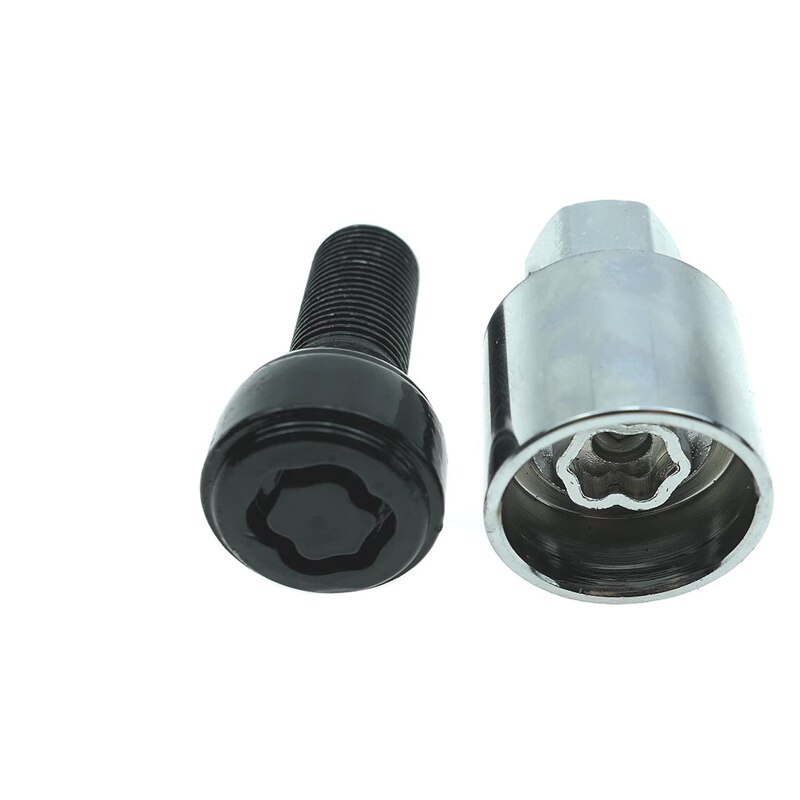 Boulons de roue antivol pour BMW 14x1, 25mm, verrouillage de roue de haute sécurité, 36136792851