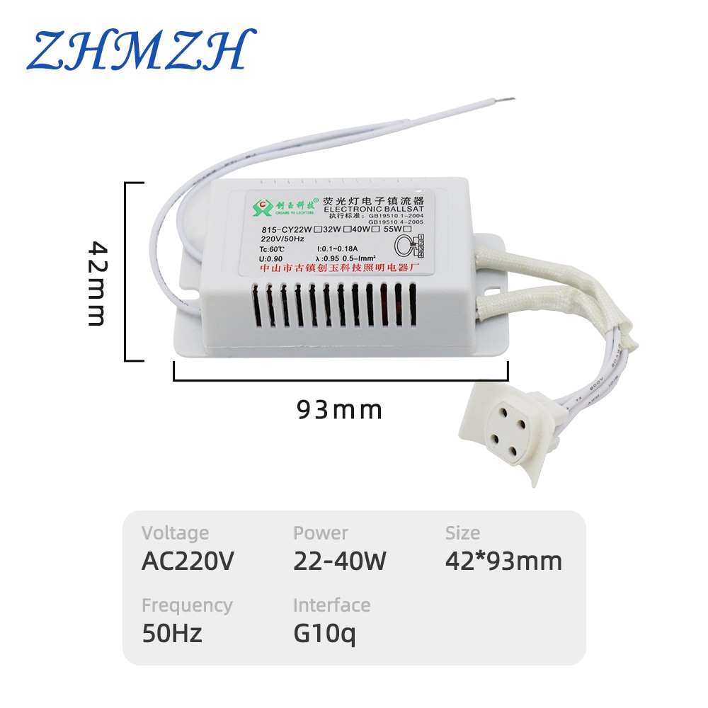 Lampe fluorescente à Tube circulaire, éclairage de plafond, Ballast électronique, ac 220v T5 G10Q, 22w 32w 40w