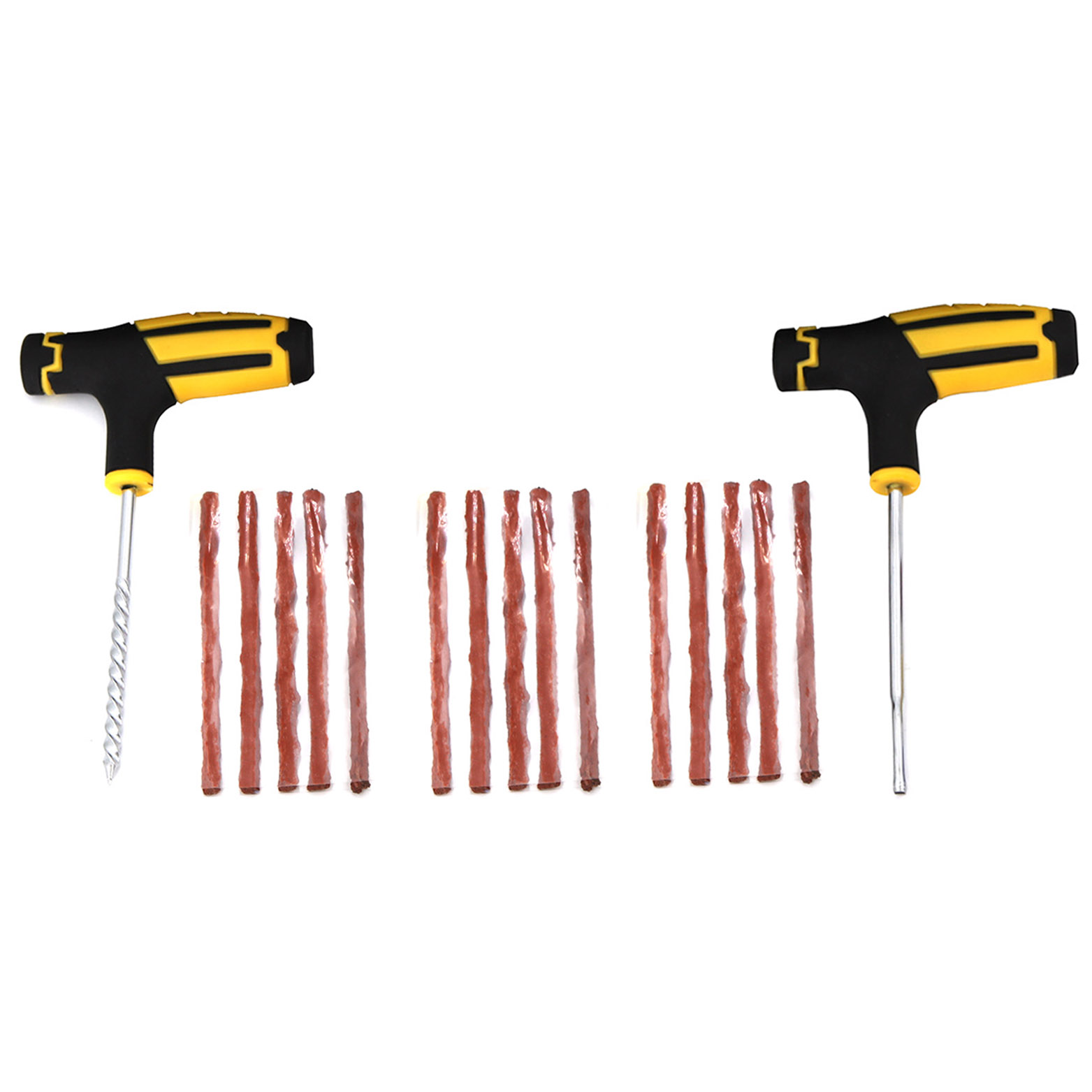 Auto Reifen Reparatur Tool Kit Auto Fahrrad Motorrad Hand Werkzeuge Tubeless Professionelle Reifenpannen Stecker Garage Reparatur Auto Zubehör: RED
