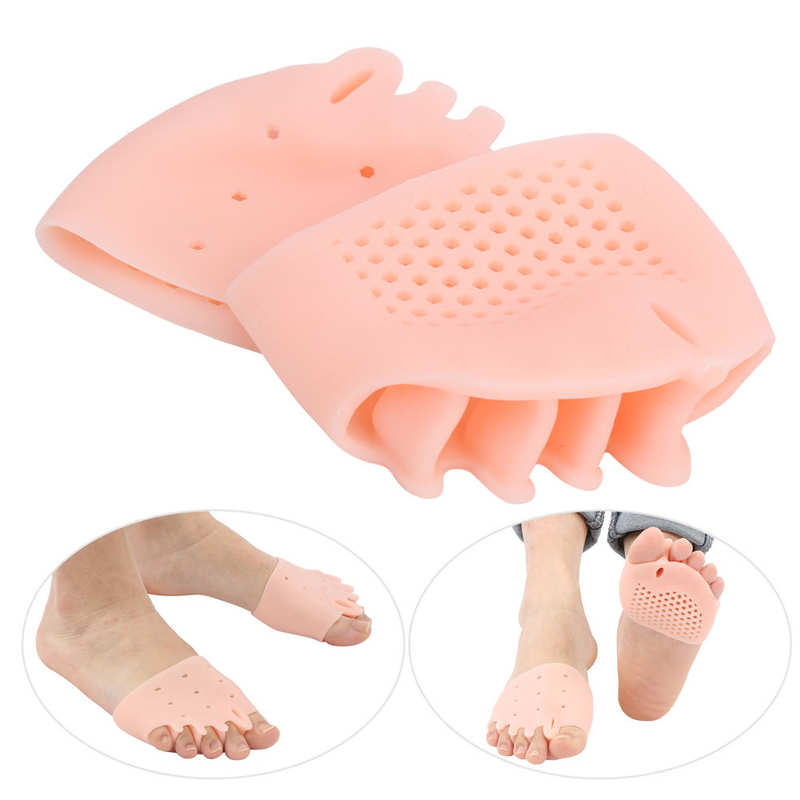 Voet Duim Eversie 5 Paar Siliconen Voet Duim Eversie Corrector Toe Orthese Separator Overlap Splitter Teen Juiste Separator
