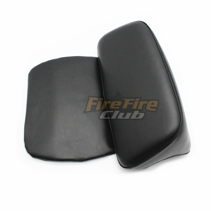 Razor Chopped Backrest Pad Motorcycle Black Tour Pak Pack Backrest For Harley Touring Road Glide