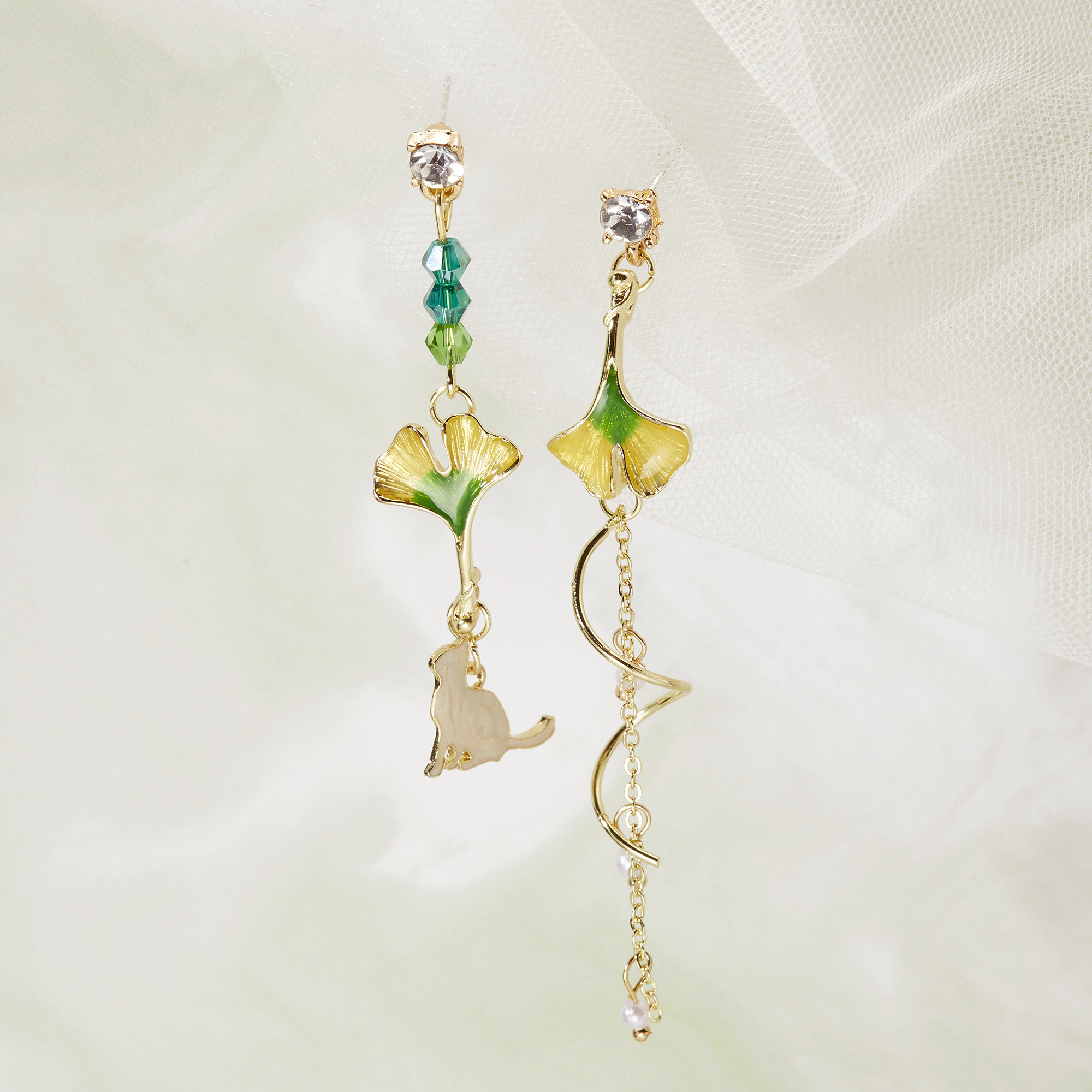 Pendientes colgantes bohemios de nueva flor para mujer, aretes largos a la con borlas y flores de diamantes de imitación, joyería para y boda,: Cobalto Chapado en