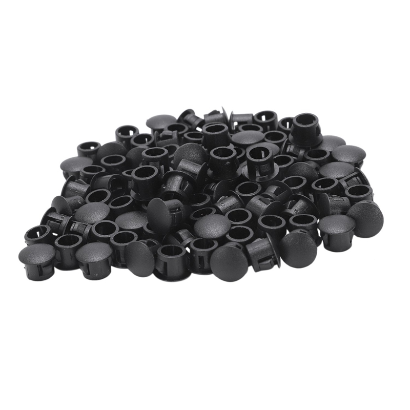 100x 8mm plastic hole plugs rubber stopper plugs plug: Default Title
