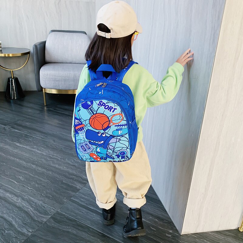 Kinder Rucksack Dinosaurier Cartoon – Für Kindergarten, Vorschule, Leicht & Gepolstert