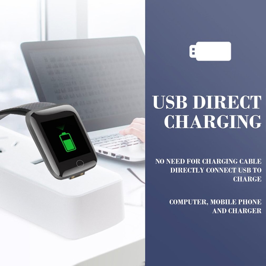 D13 Smart Armband Fitness Tracker Hartslagmeter Slimme Band IP67 Waterdichte Sport Voor Android Voor