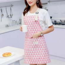 70cmx75cm Cleaning Apron Waterproof Kitchen Aprons for Woman Concise Apron Overclothes Housework Clean Apron delantal cocina