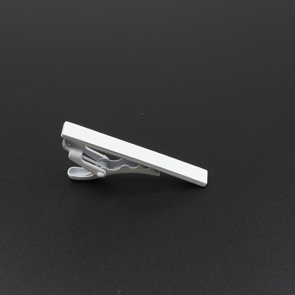 4.5cm Men Dress Colorful Tie Clips Exquisite Simple Business Necktie Clip Slim Ties Clips Suits Accessories Jewelry: 4
