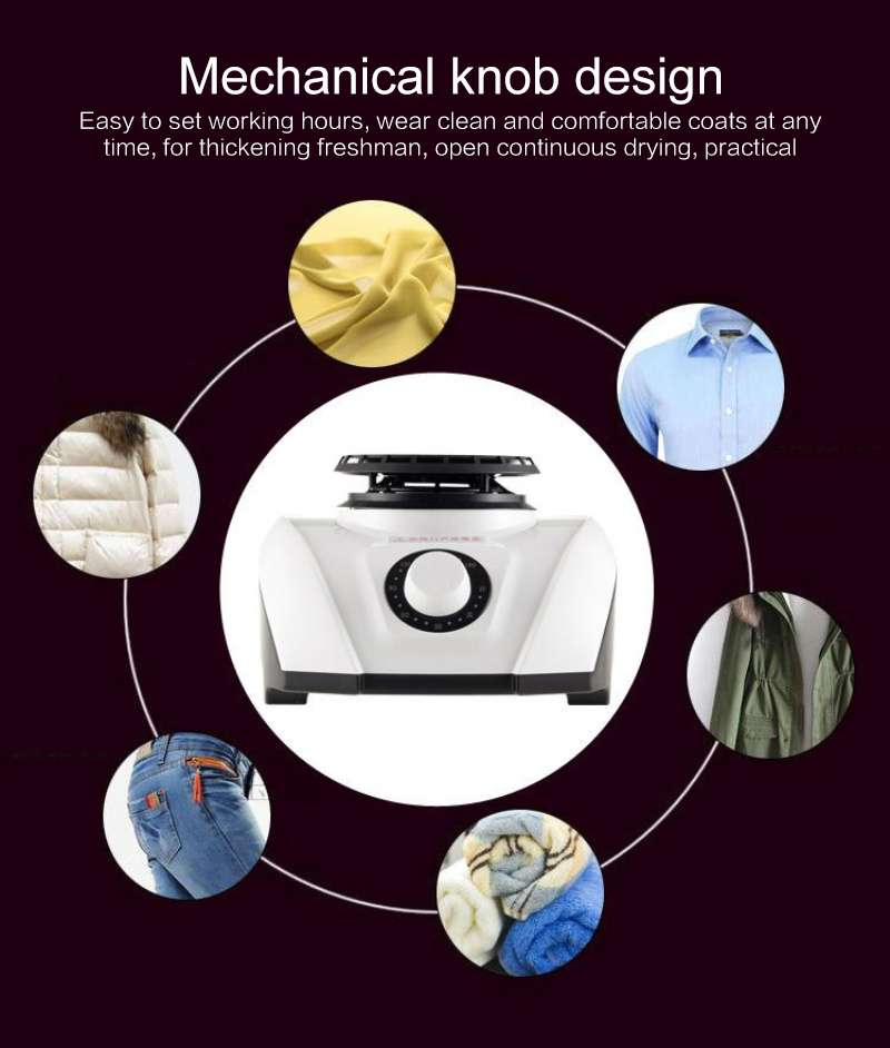 Portable Clothes Dryer Electric Laundry Fast Heating Drying Efficient Quiet Quick Clothing Dryer Device Hair Dryer