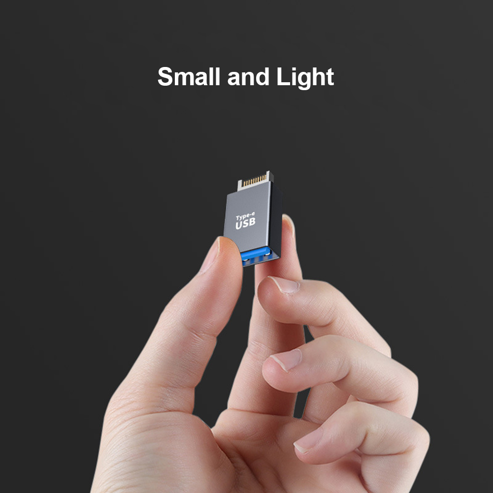 Placa base de cabecera de Panel frontal USB 3,1 tipo E A tipo C, adaptador USB de 90 grados A conector hembra USB 3,0 A para escritorio