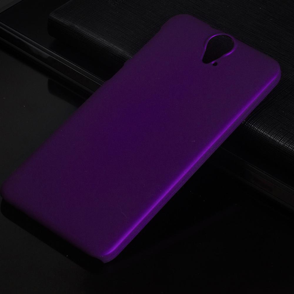 Matte Plastic Coque Cover 5.5For Htc One E9 Plus Case For Htc One E9 Plus Phone Back Coque Cover Case: Purple