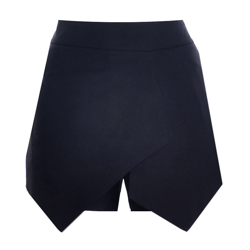 Summer Solid color shorts women feminino Straight Criss-Cross