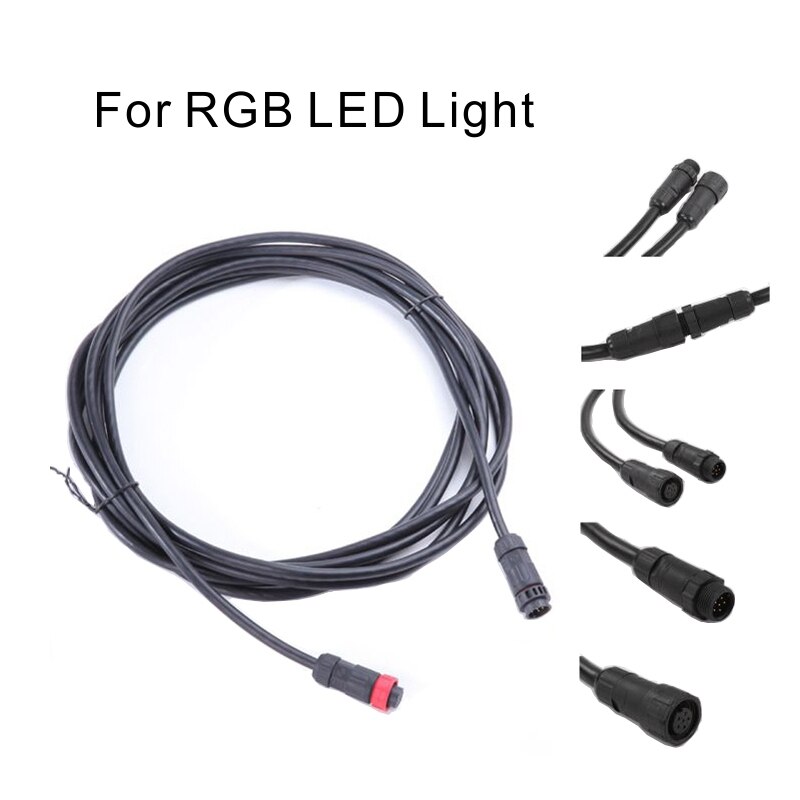 Falcon Eyes Splicing Extension Cord Wire 6m Cable for LED RGB Fotografia Selfie Light DS-712 / DS714 / DS-722 / RX-718 / RX-736