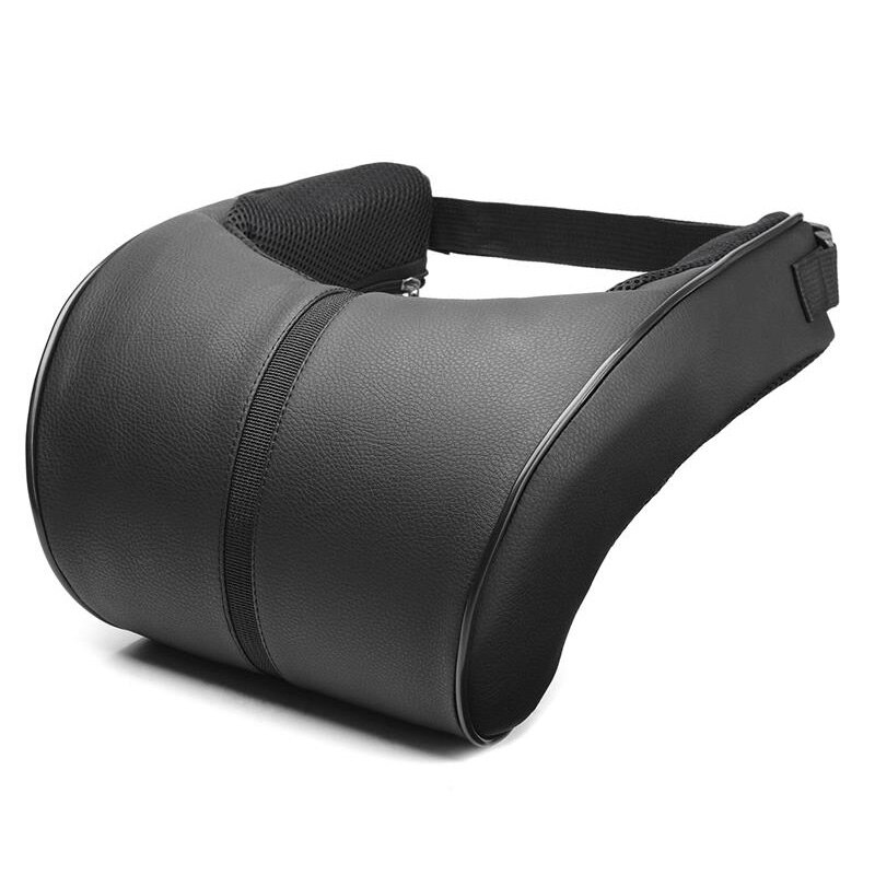 Appui-tête réglable de voiture cou oreiller Faux cuir cou Protection reste oreillers 1X: Default Title