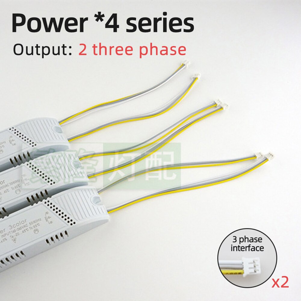 ZHMZH – plafonnier LED à 3 niveaux, alimentation à gradation, transformateur d'éclairage, 2 sorties, 230mA, pilote LED à courant Constant, 220V